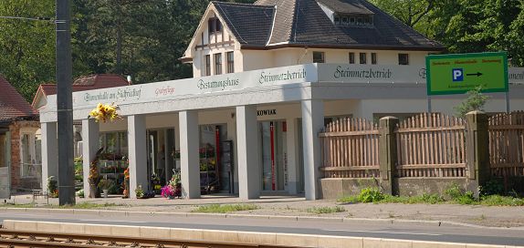Parkplätze der Blumenhalle am Südfriedhof